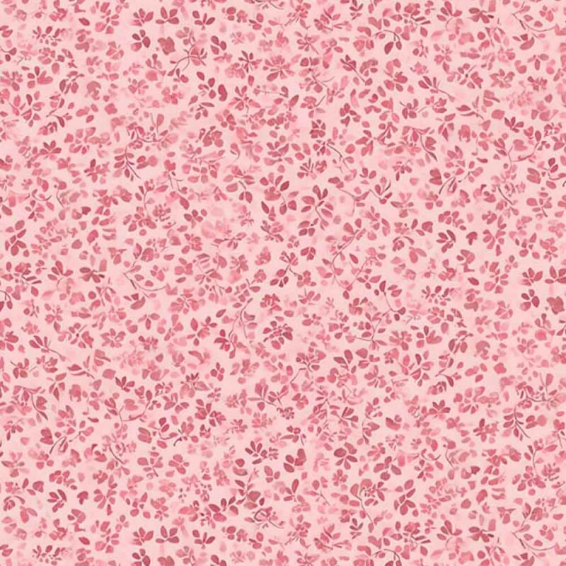 COLEÇÃO SERENITY - TRIC EST DIGITAL - LARG 1,50 - FLORAL MIUDO TEXTURA FUNDO ROSA - 94078-002