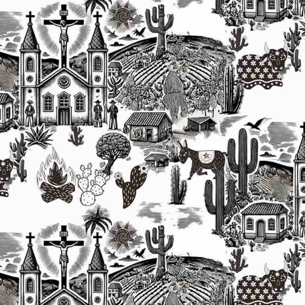 COLEÇÃO FESTA JUNINA - TRIC EST DIGITAL - LARG 1,50m - CORDEL - 94702-001