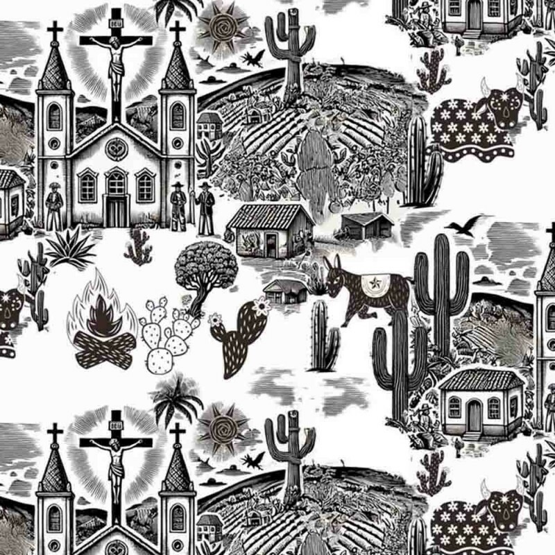 COLEÇÃO FESTA JUNINA - TRIC EST DIGITAL - LARG 1,50m - CORDEL - 94702-001