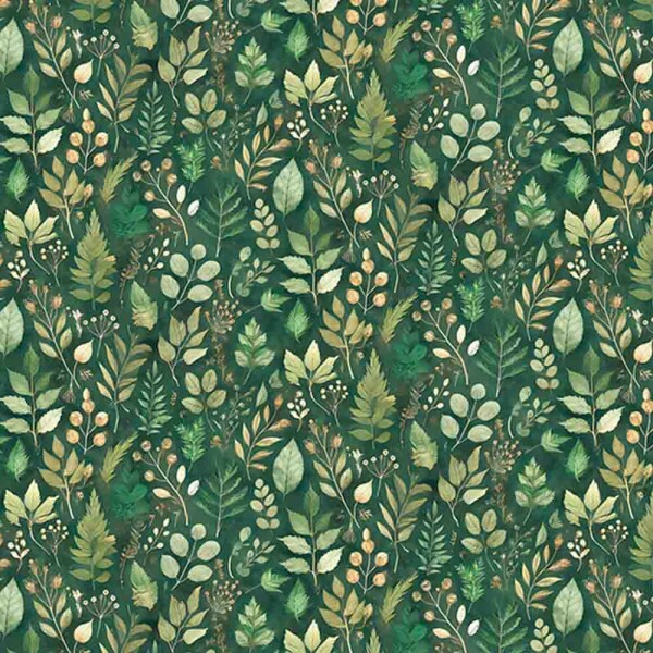 COLEÇÃO CUTE WILD ANIMALS - TRIC EST DIGITAL - LARG 1,50 - FOLHAGEM 1