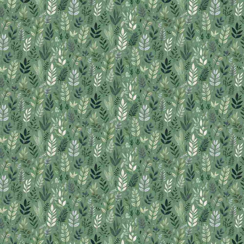 COLEÇÃO CUTE WILD ANIMALS - TRIC EST DIGITAL - LARG 1,50 - FOLHAGEM 2