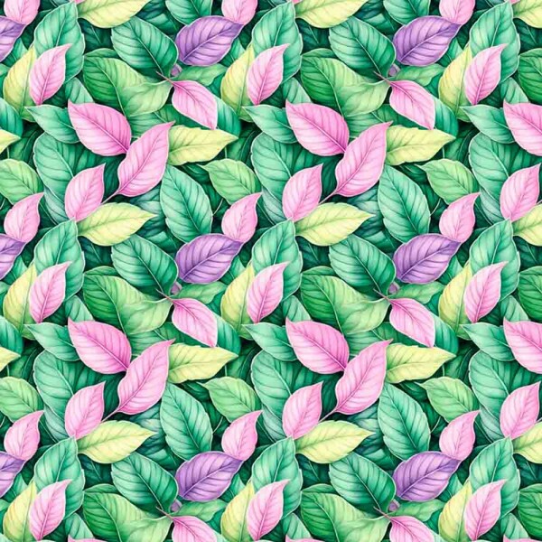 COLEÇÃO GREEN PURPLE - TRIC EST DIGITAL - LARG 1,50 -FOLHAS