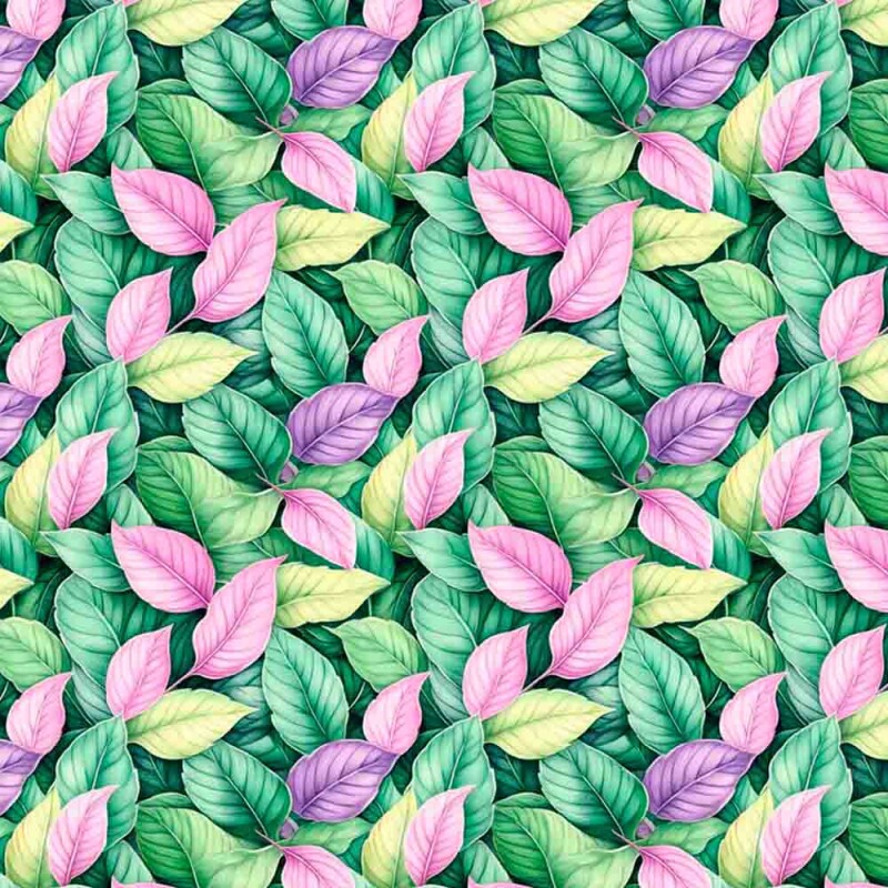 COLEÇÃO GREEN PURPLE - TRIC EST DIGITAL - LARG 1,50 -FOLHAS