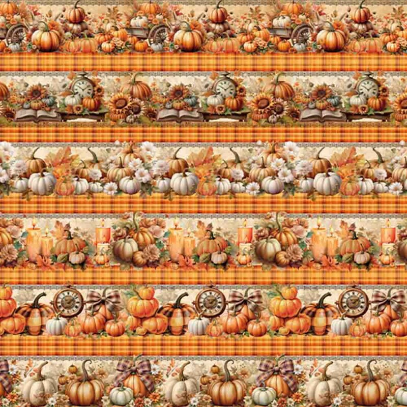 COLEÇÃO ABOBORAS VINTAGE - TRIC EST DIGITAL - LARG 1,50 - BARRADO DE ABOBORAS - 96046/001