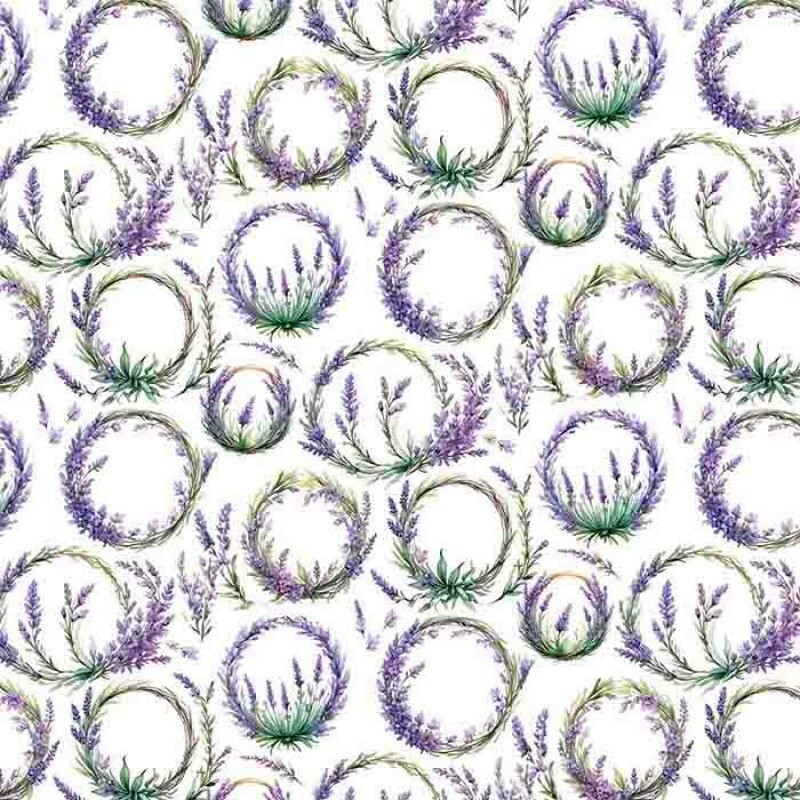 JN25 - TRICOL. COLEÇÃO LAVANDA - LAVANDA AROS - 100% ALGODÃO - 96359/001