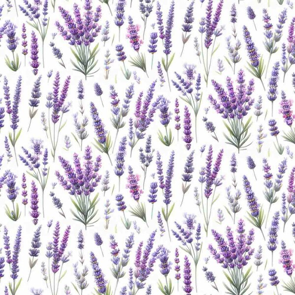 JN25 - TRICOL. COLEÇÃO LAVANDA - LAVANDA RAMOS - 100% ALGODÃO - 96362/001