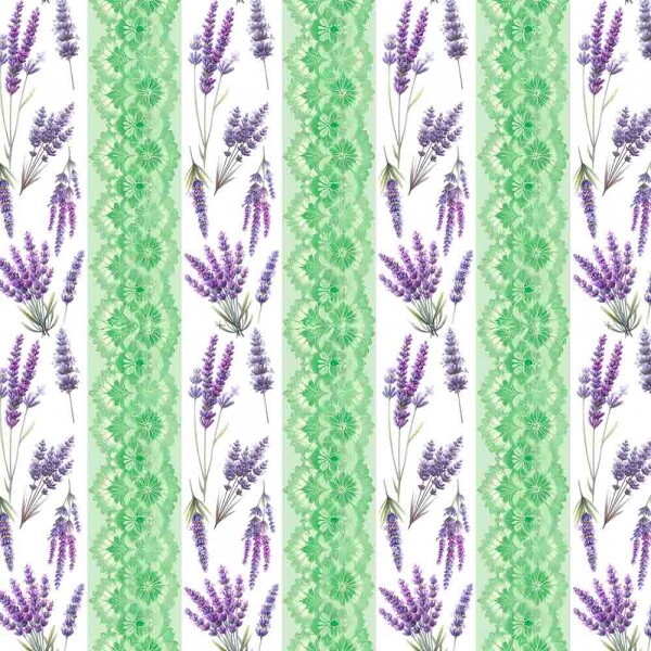 JN25 - TRICOL. COLEÇÃO LAVANDA - LAVANDA E TEXTURA EM LISTRAS - 100% ALGODÃO - 96360/001