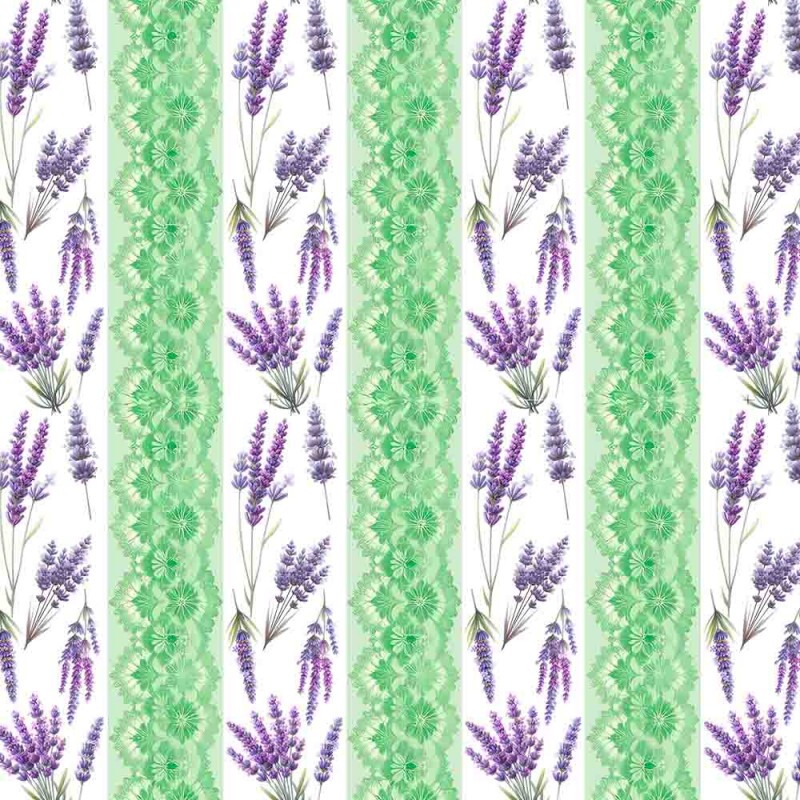 JN25 - TRICOL. COLEÇÃO LAVANDA - LAVANDA E TEXTURA EM LISTRAS - 100% ALGODÃO - 96360/001