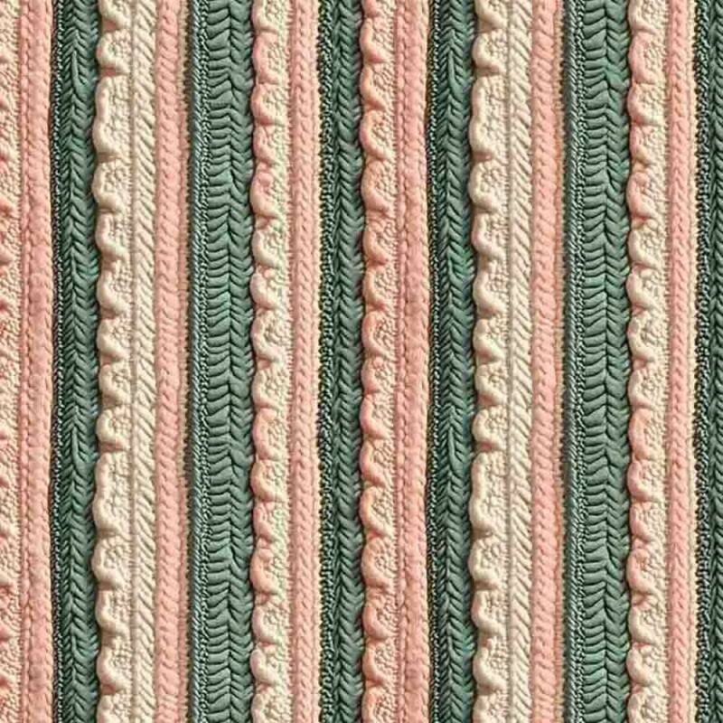 MI25 - TRICOL. COLEÇÃO MOSS LISTRADO CROCHE - 96375/001 - 100% ALGODAO