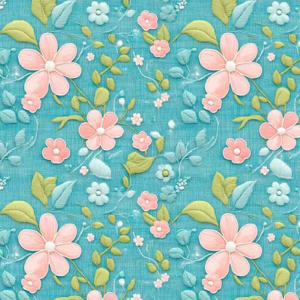 JN25 - TRICOL. COLEÇÃO QUILTED GARDEN - FLORAL 1 - 100% ALGODÃO 96437-001