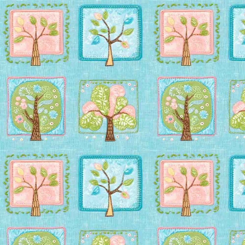 JN25 - TRICOL. COLEÇÃO QUILTED GARDEN - ARVORES - 100% ALGODÃO 96439-001