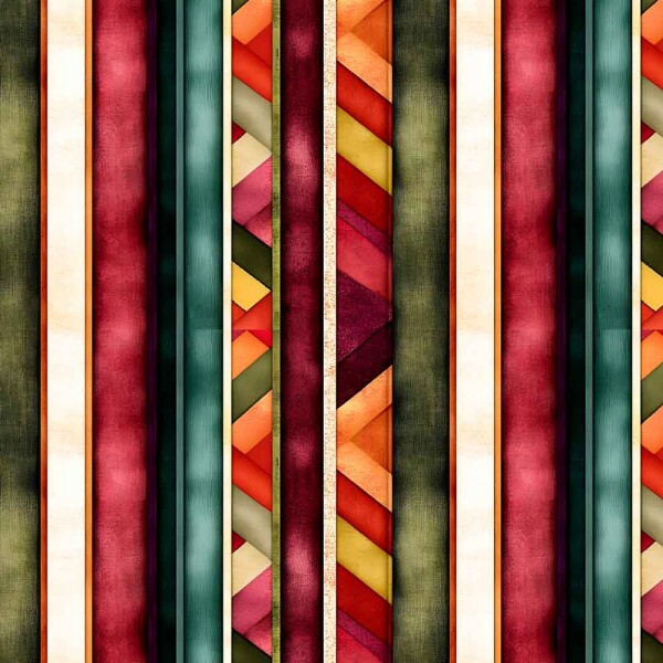 TRICOLINE 100% ALGODÃO DIGITAL  - MADAGASCAR - LISTRADO