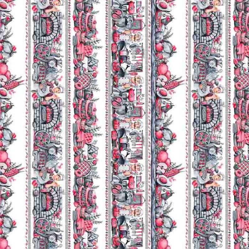 AG25 - TRICOLINE COLEÇÃO COZINHEIROS - BARRADOS - 100% ALGODÃO  00678/001