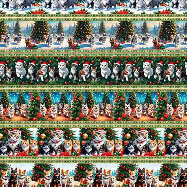 JN26 - TRICOL. COLEÇÃO NATAL -  BARRADO PET - 100% ALGODÃO 98013-001