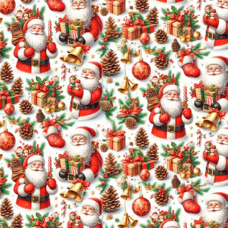 COLEÇÃO NATAL 2025 - TRIC. DIGITAL - PAPAI NOEL -