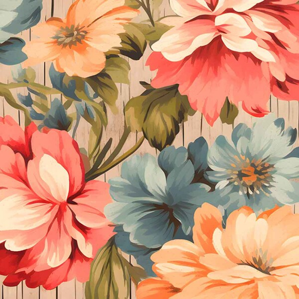 COLEÇÃO CLUBE MAIS CRIATIVO - TRIC. EST. DIGITAL - FLORAL LARANJA- ( 82549 VAR,01 ) - C