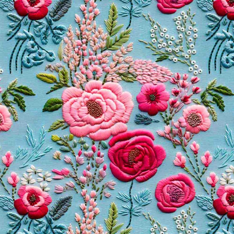 COLEÇÃO CLUBE MAIS CRIATIVO - TRIC. EST. DIGITAL - ROSAS VERMELHA - ( 82884 VAR,01 ) - C