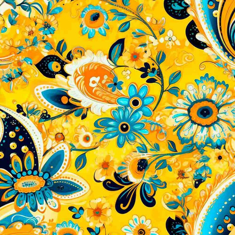 COLEÇÃO CLUBE MAIS CRIATIVO - TRIC. EST. DIGITAL - CASHMERE AMARELO - ( 82776 VAR,01 ) - C