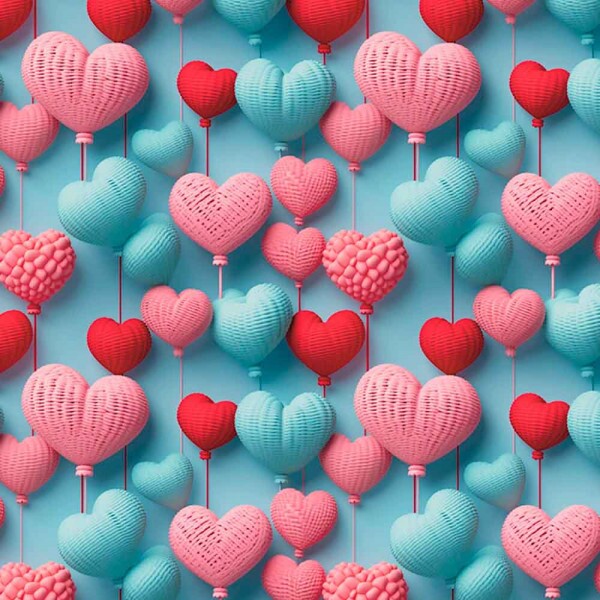 COLEÇÃO CLUBE MAIS CRIATIVO - TRIC. EST. DIGITAL - CORAÇÃO FD AZUL CLARO - ( 82658 VAR,01 ) - C