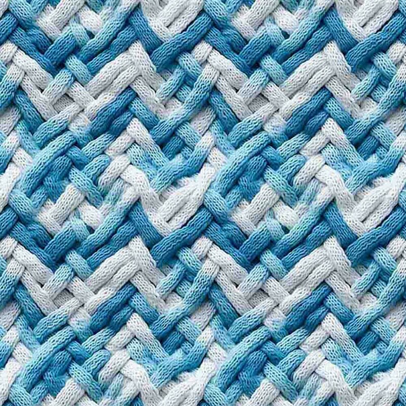 COLEÇÃO CLUBE MAIS CRIATIVO - TRIC. EST. DIGITAL - TRICOT CHECRON AZUL CLARO - ( 82867 VAR,01 ) - C