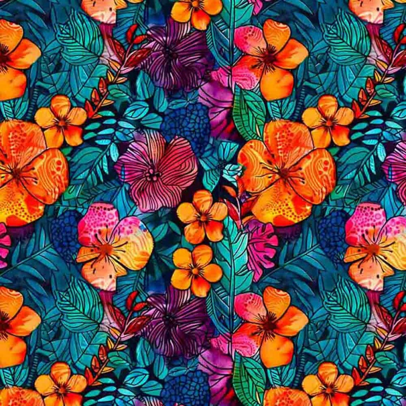 COLEÇÃO CLUBE MAIS CRIATIVO - TRIC. EST. DIGITAL - FLORAL COLORIDOS - C