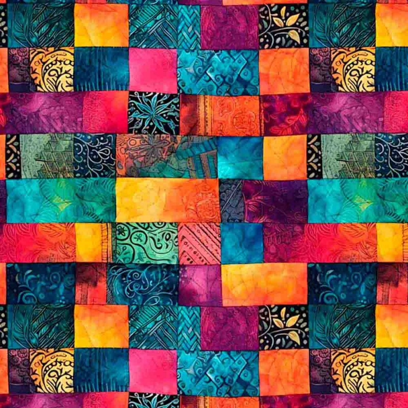 COLEÇÃO CLUBE MAIS CRIATIVO - TRIC. EST. DIGITAL - PATCHWORK DE TEXTURA - C