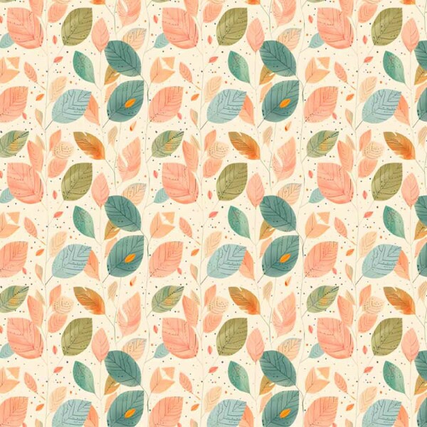 COLEÇÃO CLUBE MAIS CRIATIVO - TRIC. EST. DIGITAL - FOLHAS AQUARELA- C