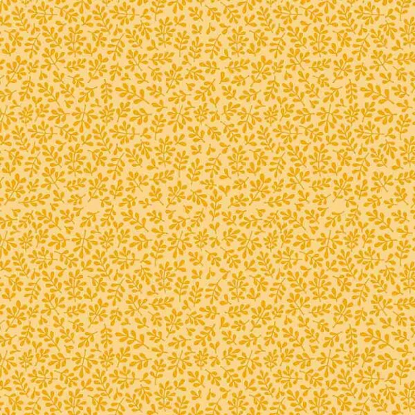 COLEÇÃO CRIATIVA - TRIC. EST. FOLHINHAS- AMARELO