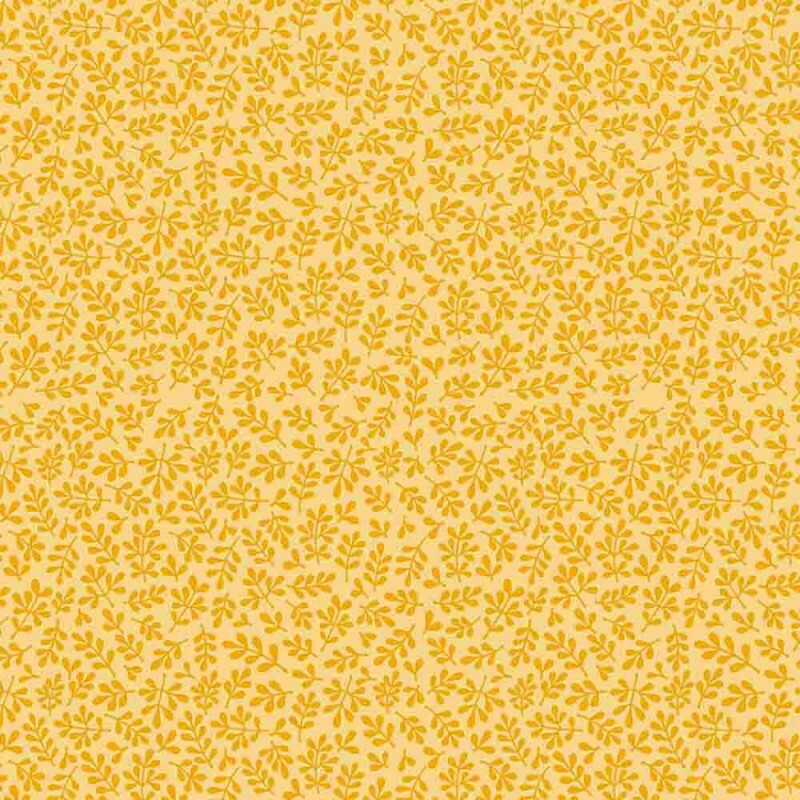 COLEÇÃO CRIATIVA - TRIC. EST. FOLHINHAS- AMARELO