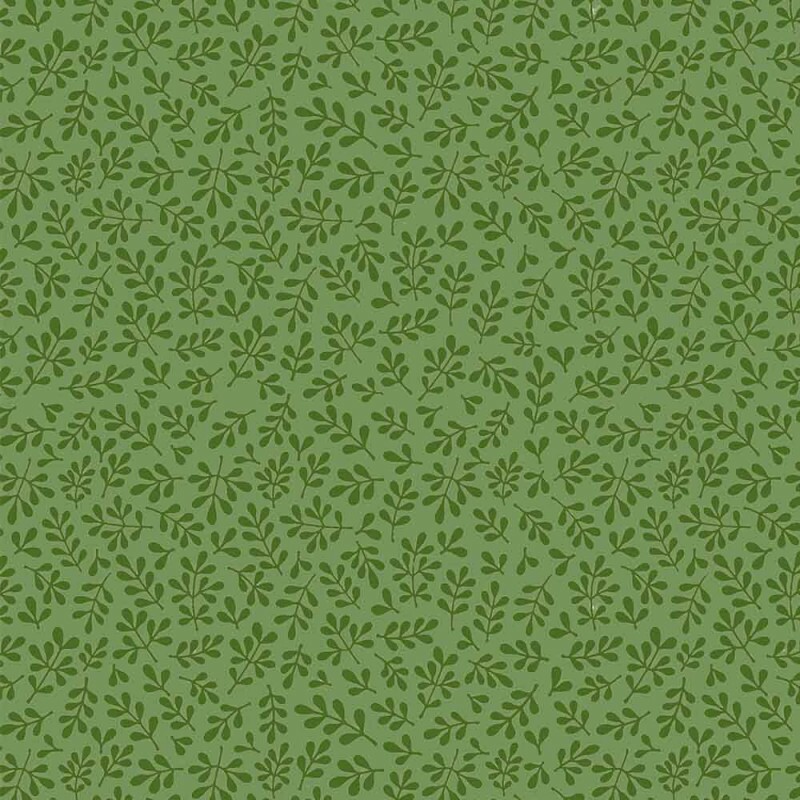 COLEÇÃO CRIATIVA - TRIC. EST. FLORZINHA- VERDE MUSGO