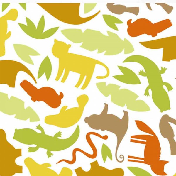 F L 2023 - COLEÇÃO FAUNA BRASILEIRA - POR ELIANA SPOSITO - SILHUETA DE BICHOS - M