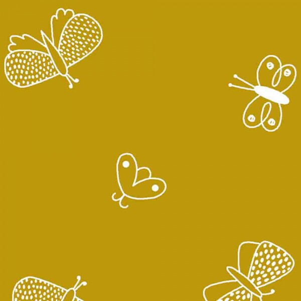 COLEÇÃO BOHO - POR MARIANA CURTI - BORBOLETAS MOSTARDA - M