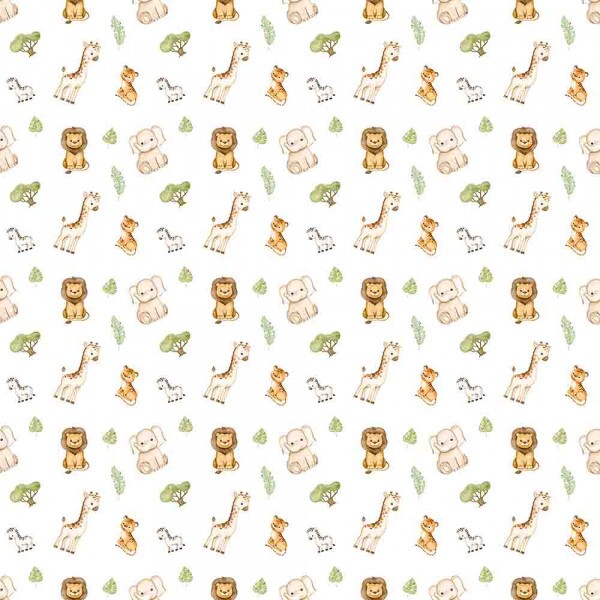 COLEÇÃO TWO BABY - FRALDA EST. DIGITAL QUADRADINHO 2 X 2 - ANIMAIS -  ( 89887 VAR,01 )