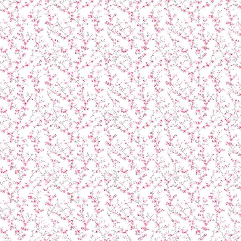 COLEÇÃO TWO BABY - FRALDA EST. DIGITAL QUADRADINHO 2 X 2 - FLORAL C/ RAMOS -  ( 89880 VAR,01 )