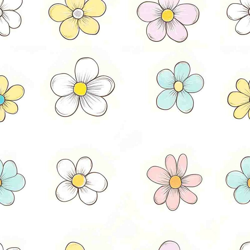 COLEÇÃO TWO BABY - FRALDA EST. DIGITAL QUADRADINHO 2 X 2 - FLORAL 2 - 95766-001