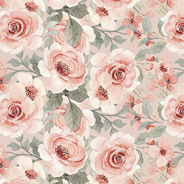 COLEÇÃO DIGITAL-BON VOYAGE BY JOANA BORGA -TRICOLINE  EST. ROSAS- ( 80067 VAR,01 )