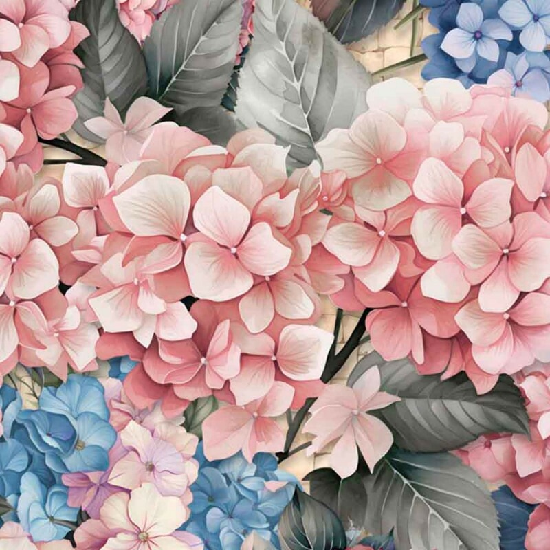 COL/ DIGITAL- SAINT TROPEZ  BY JOANA BORGA -TRIC. EST. HORTENCIA- ( 84214 VAR,01) - C