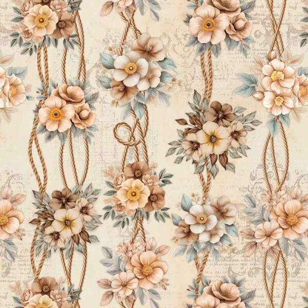 COLEÇÃO JOANA BORGA - FLORES E CORDAS - 93884/001