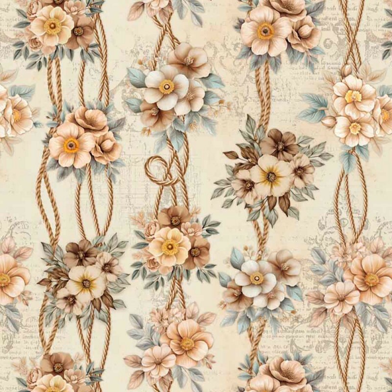 COLEÇÃO JOANA BORGA - FLORES E CORDAS - 93884/001