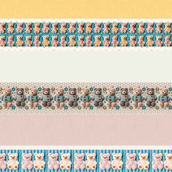 JL25 - TRICOLINE 100% ALGODÃO DIGITAL -COLEÇÃO JUARI SOUZA - BARRADOS - URSINHOS 99308/001