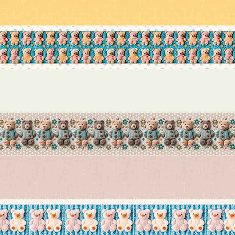 JL25 - TRICOLINE 100% ALGODÃO DIGITAL -COLEÇÃO JUARI SOUZA - BARRADOS - URSINHOS 99308/001