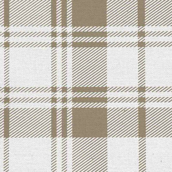 LINHO EST. XADREZ TARTAN CASTANHO - 75% ALG. 17% VISC. 8% LINHO
