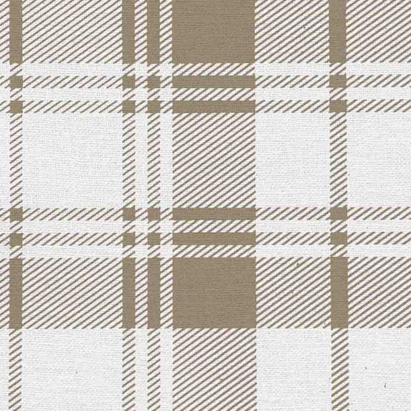 LINHO EST. XADREZ TARTAN CASTANHO - 75% ALG. 17% VISC. 8% LINHO