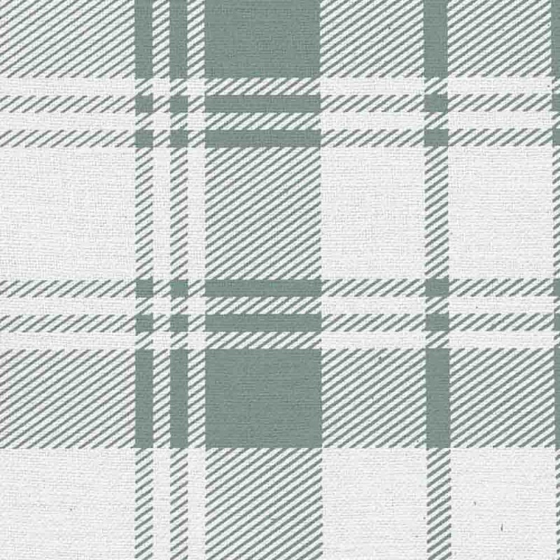 LINHO EST. XADREZ TARTAN VERDE - 75% ALG. 17% VISC. 8% LINHO