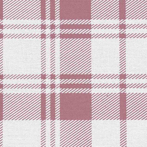LINHO EST. XADREZ TARTAN ROSA ANTIGO - 75% ALG. 17% VISC. 8% LINHO