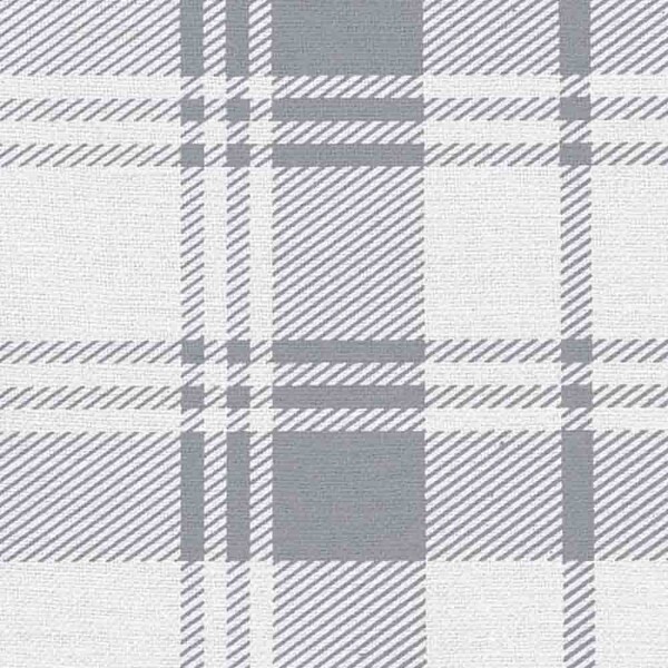 LINHO EST. XADREZ TARTAN CINZA - 75% ALG. 17% VISC. 8% LINHO