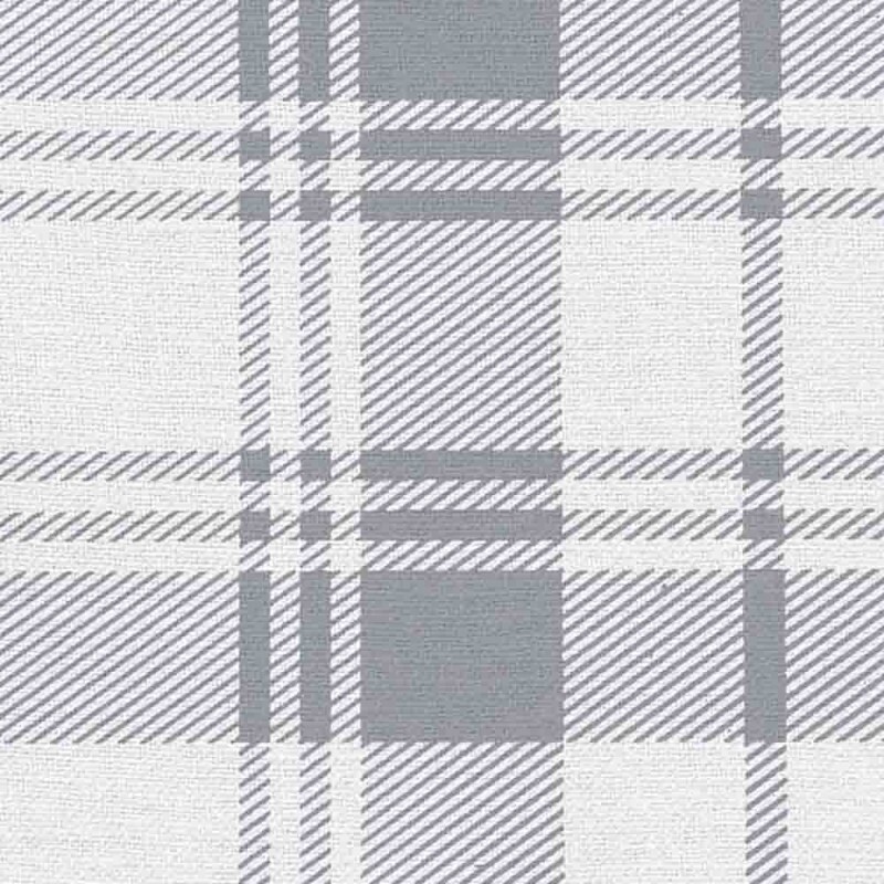 LINHO EST. XADREZ TARTAN CINZA - 75% ALG. 17% VISC. 8% LINHO
