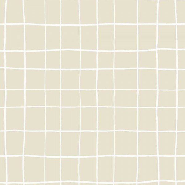 COLEÇÃO GEOMETRICOS - BASICS  - POR MARIANA CURTI - MINI GRID BEGE - M