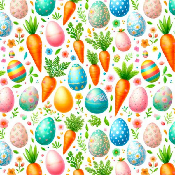 COLEÇÃO CUTE BUNNIES PASCOA 2025  - TRIC. EST. DIGITAL - OVOS - ST4 - 91445-001