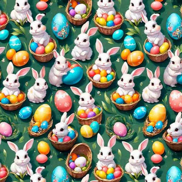 COLEÇÃO FUN PASCOA 2025 - TRIC. EST. DIGITAL - COELHOS NO CESTO - ST4 - 91454-001